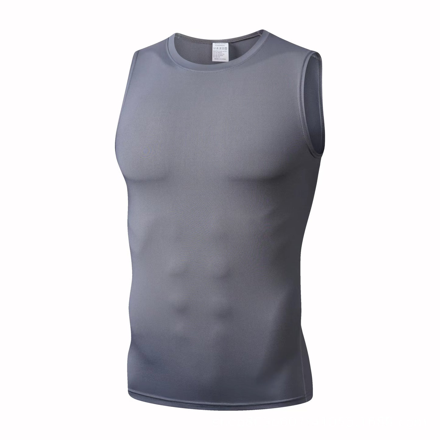 Camiseta sin mangas de alta elasticidad transpirable deportiva para baloncesto, correr, entrenar, absorbente de sudor, ropa de fitness