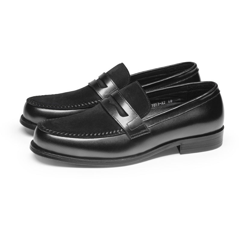 Mocasines formales y casuales de cuero genuino para hombre