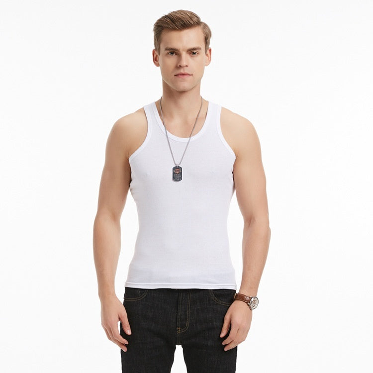 Pure Cotton Men's Vest Summer Fitness Exercise