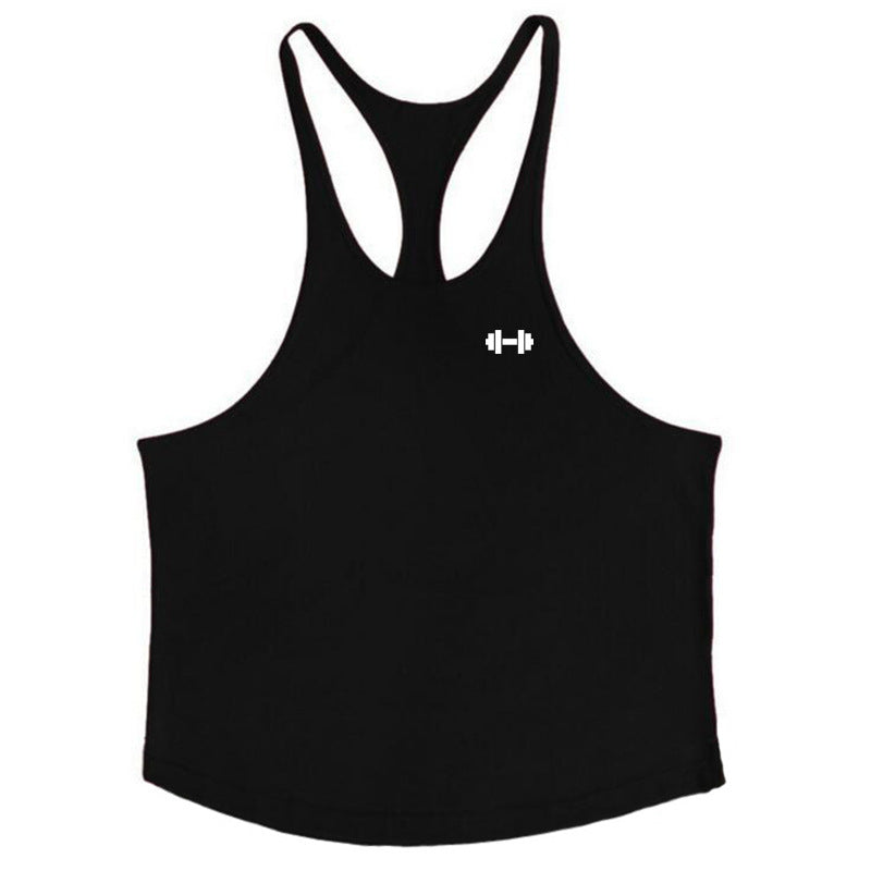 Mens Loose-Fit Sweat-Absorbent Breathable Tank Top For Summer Workouts And Fitness