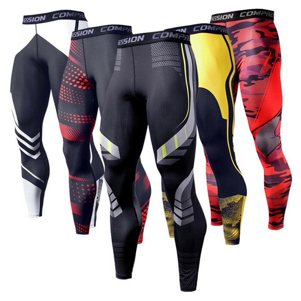 Pantalones casuales deportivos ajustados de secado rápido para hombre