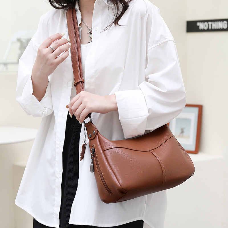 Bolso cruzado informal, suave, ligero y de gran capacidad