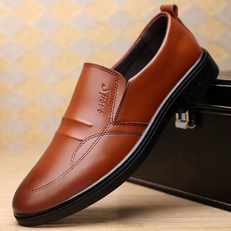 Zapatos de cuero transpirables e informales para hombre: modernos y versátiles