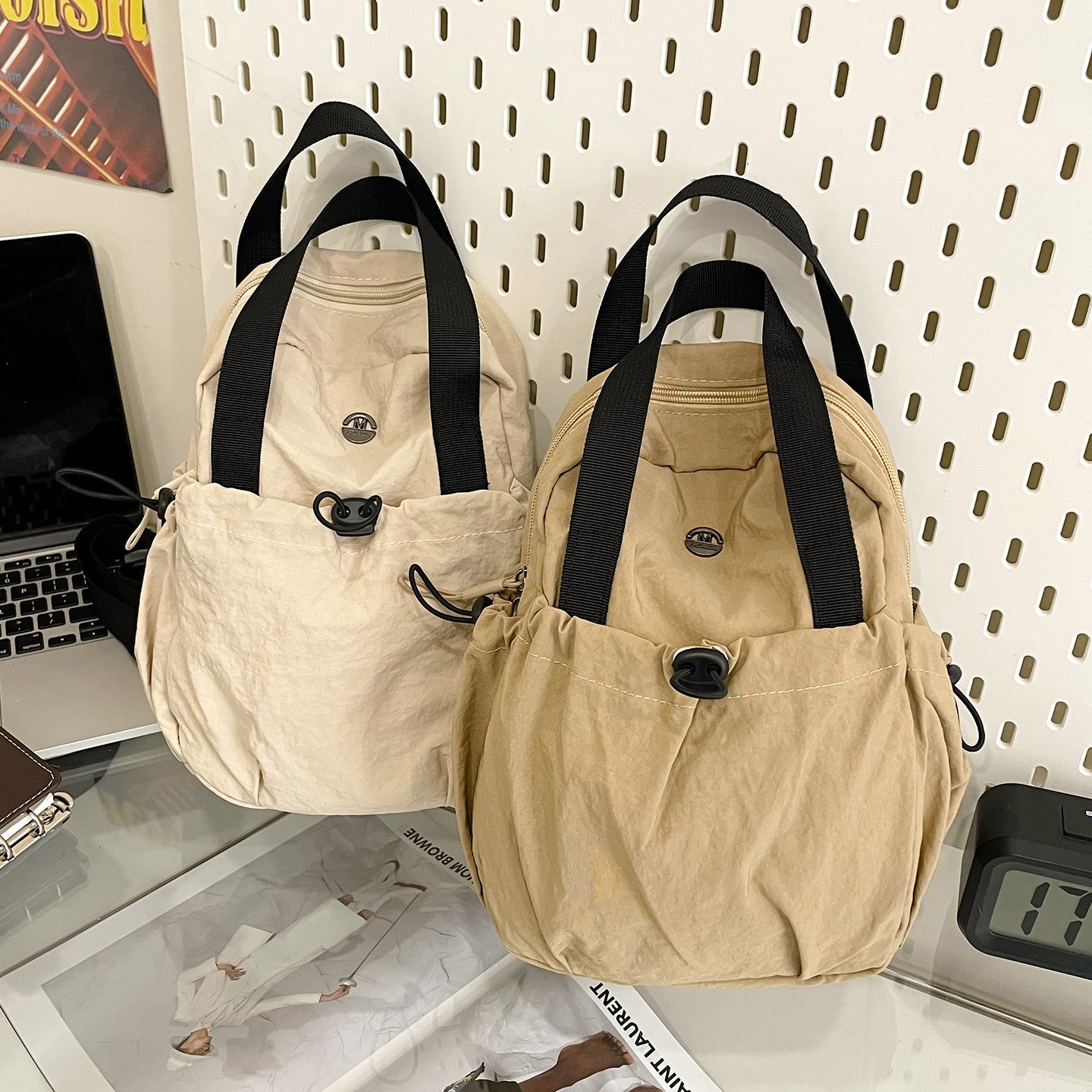 Mochila cruzada de nailon de gran capacidad