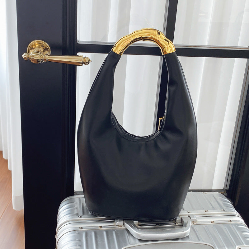 Womens Trendy Tote Bucket Bag For Commuting And Everyday Use